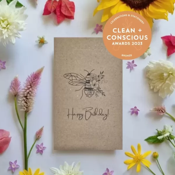 Happy Birthday Beeautiful - clean and conscious award