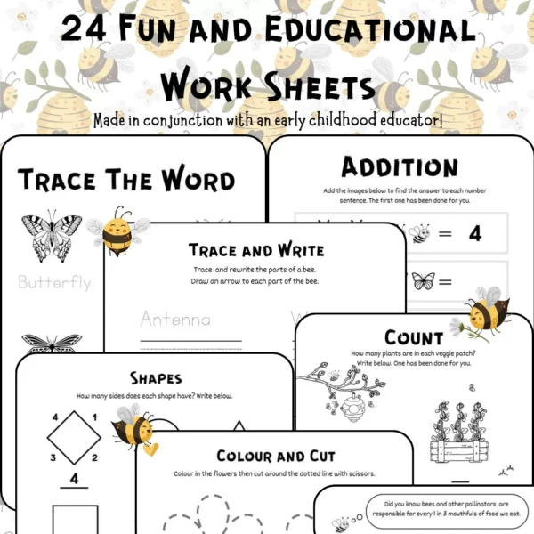 Bee Work Book - Digital Product - Image 2